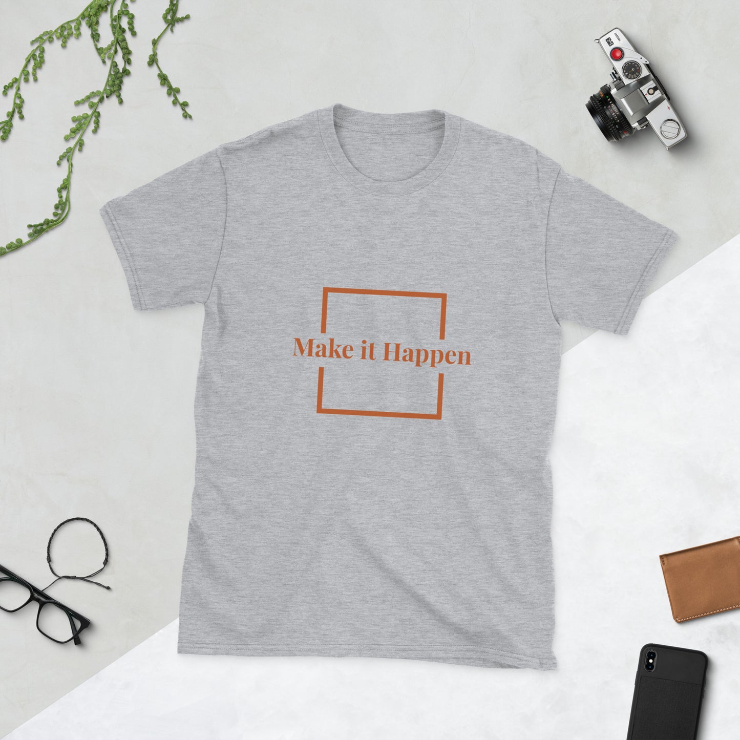 Short-Sleeve Unisex T-Shirt - make it happen