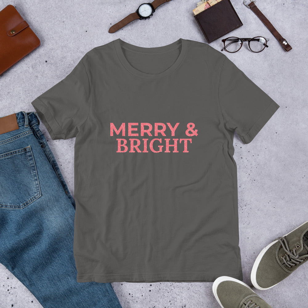 Unisex t-shirt - Merry and Bright