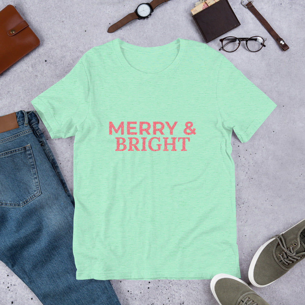 Unisex t-shirt - Merry and Bright