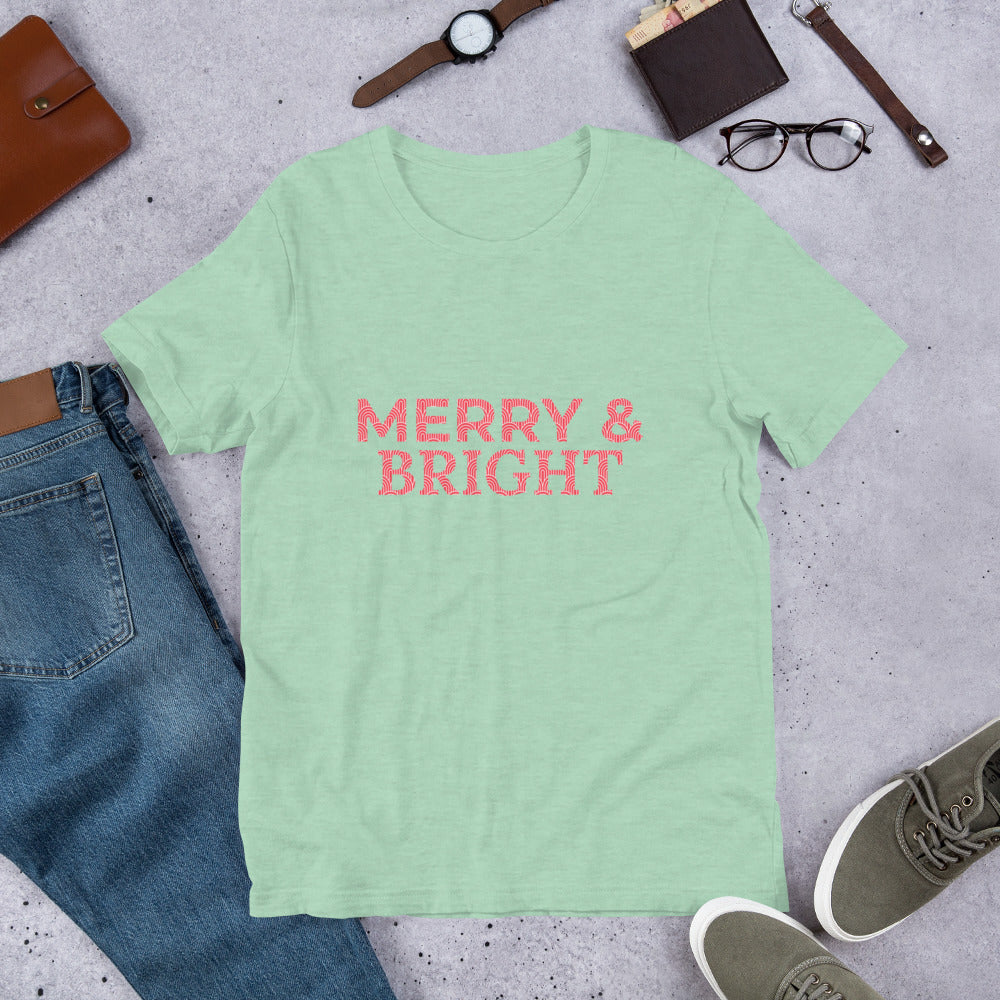 Unisex t-shirt - Merry and Bright