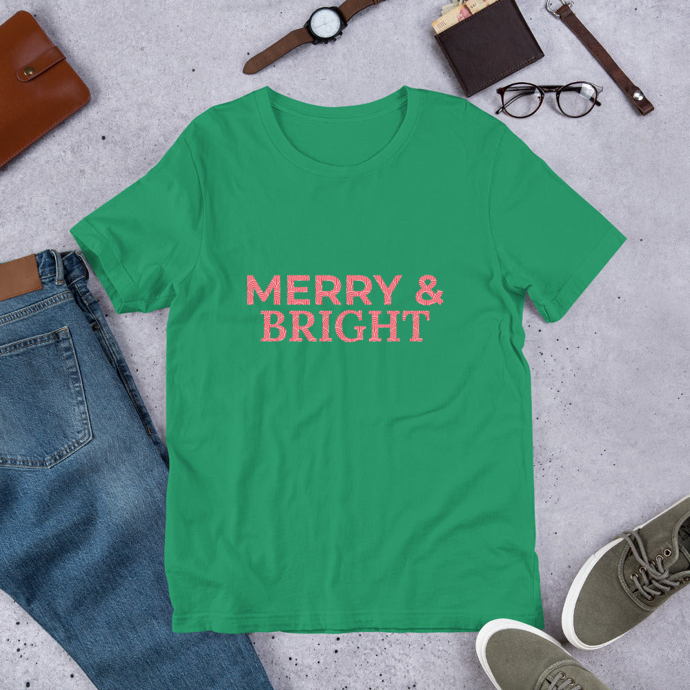 Unisex t-shirt - Merry and Bright