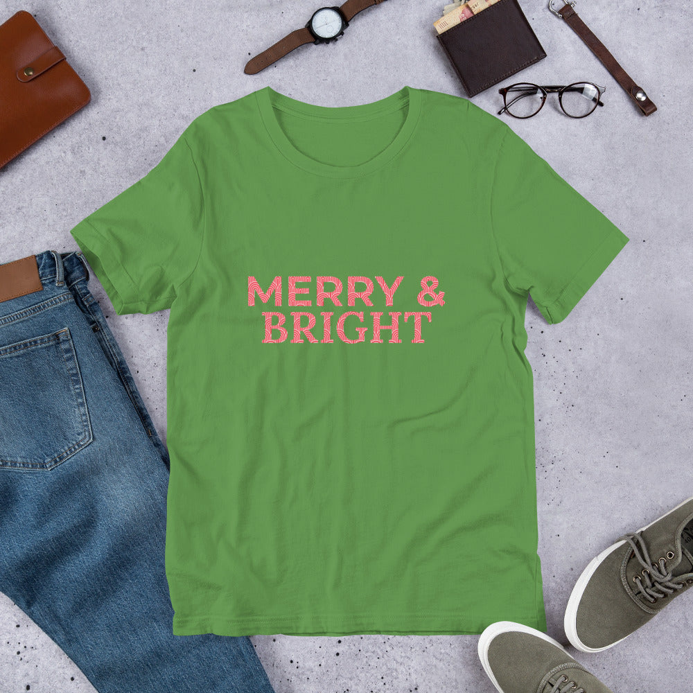 Unisex t-shirt - Merry and Bright