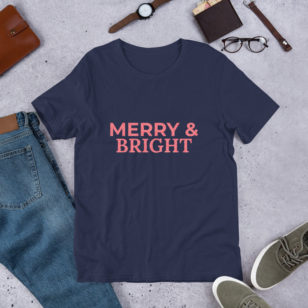 Unisex t-shirt - Merry and Bright