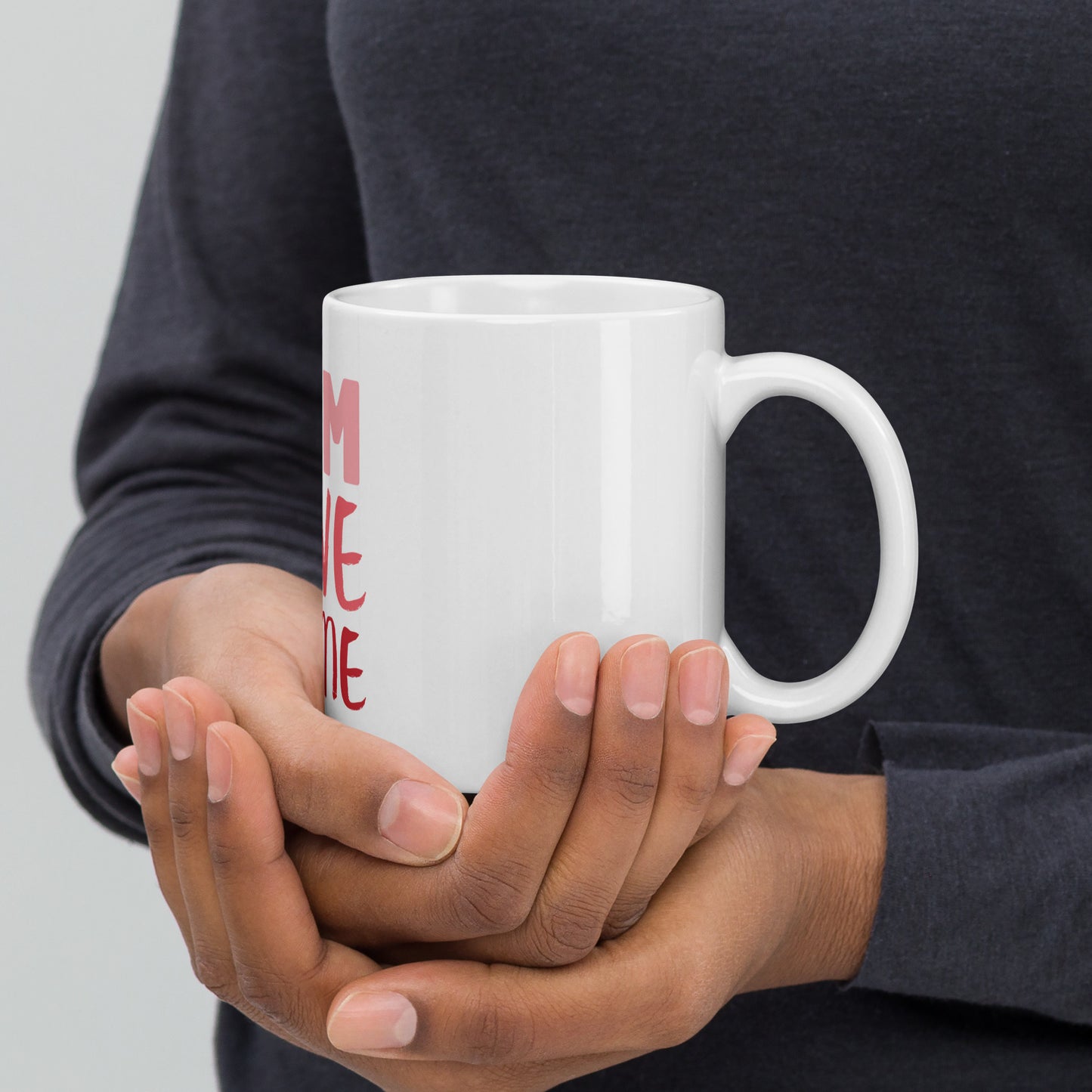 White glossy mug - I'm Awesome