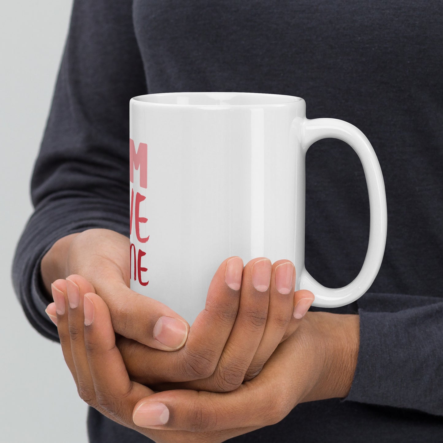 White glossy mug - I'm Awesome