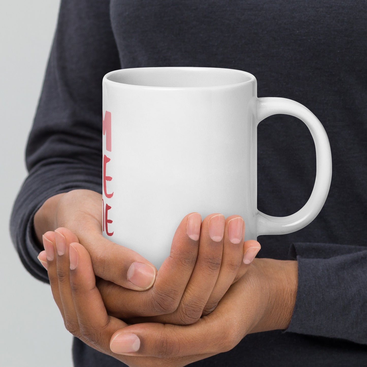 White glossy mug - I'm Awesome