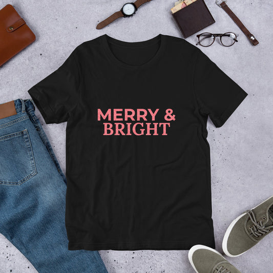 Unisex t-shirt - Merry and Bright
